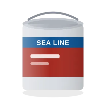 SEA LINE AF Samopolirajući antifouling crvena